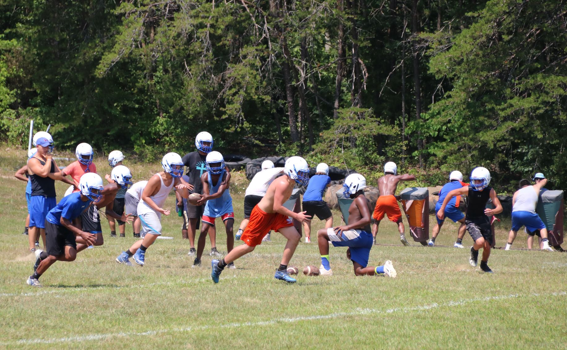 First day of Bassett football practice